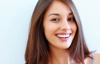 A smiling woman