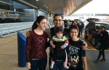 Dr. Michael Mansouri with children