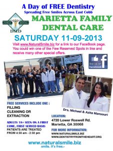 Free Dentistry Day 2013 - poster