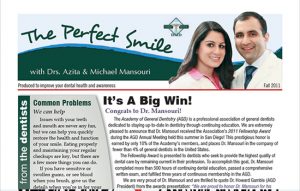 The Perfect Smile PDF file cover – Fall 2011