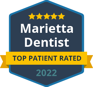 Marietta Dentist - Top Patient Rated - badge 2022.