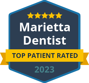 Marietta Dentist - Top Patient Rated - badge 2023.